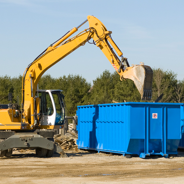 are there any restrictions on where a residential dumpster can be placed in Roaring Branch PA